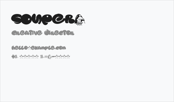 SOUPER3 Business Card