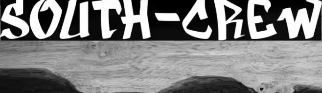 SOUTH-CREW Font examples