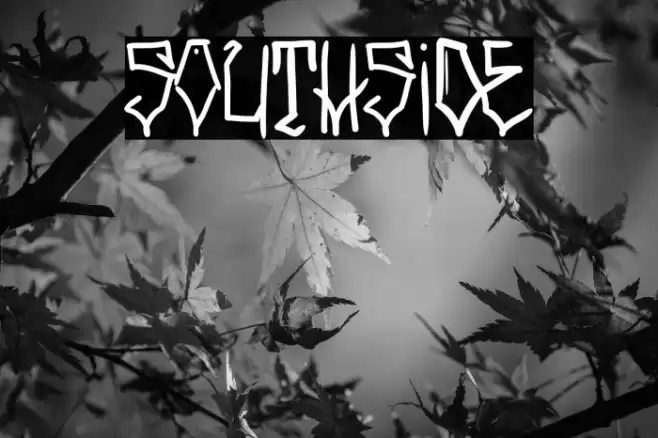 SOUTHSIDE Font examples
