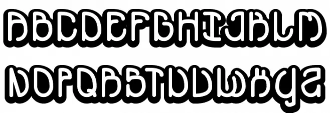 SOUVENIR Font Litere mari