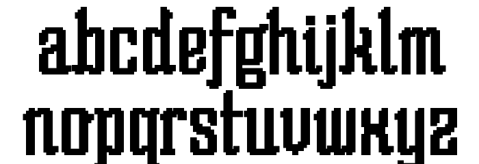 So Bad Font Litere mici