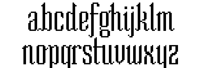 So Condensed Font LOWERCASE