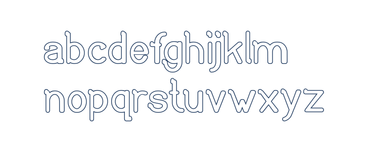 So Cute-Hollow Lowercase