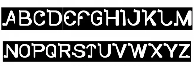 So Cute-Inverse Schriftart Groß