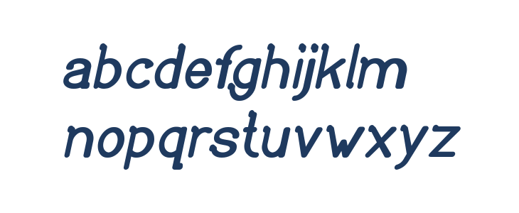 So Cute Italic Lowercase