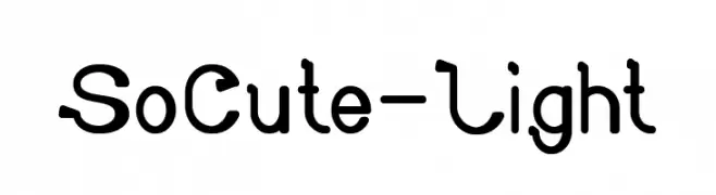 So Cute-Light  Fuentes Gratis Descargar