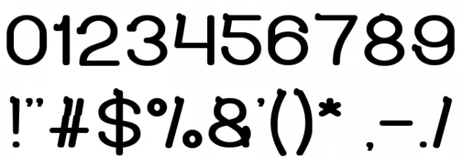 So Cute-Light Font OTHER CHARS