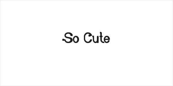 So Cute Logo
