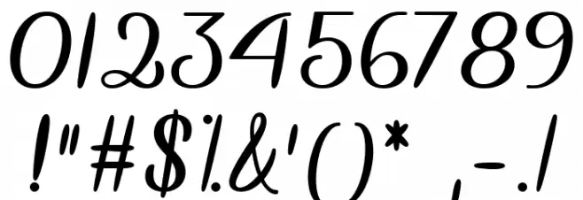 So Damn Beautiful Regular Font OTHER CHARS