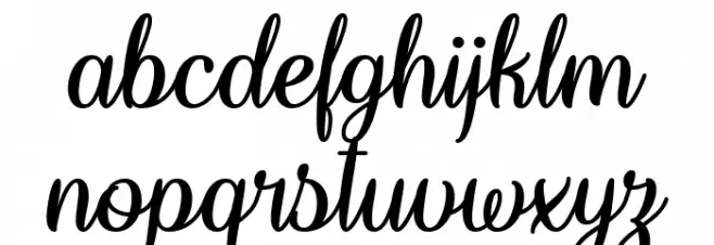So Damn Beautiful Regular Font LOWERCASE