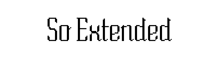 So Extended Font