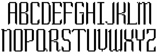 So Extended Schriftart Groß