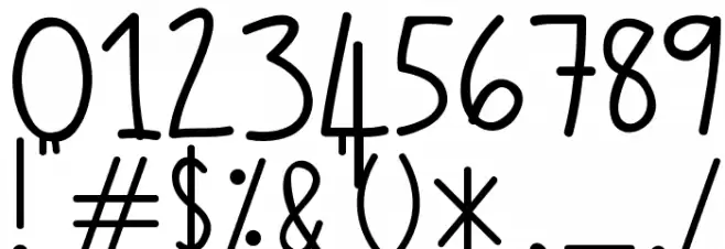 So Far So Good Font OTHER CHARS