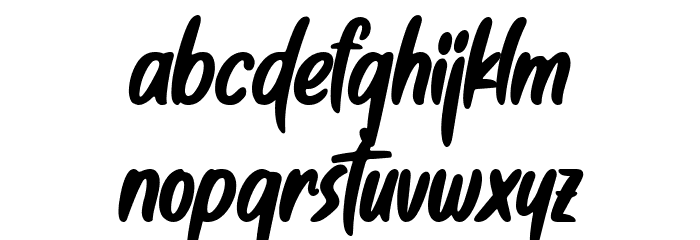 So Frosty Font LOWERCASE