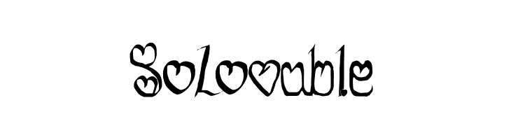 So Lovable  नि: शुल्क फ़ॉन्ट्स डाउनलोड