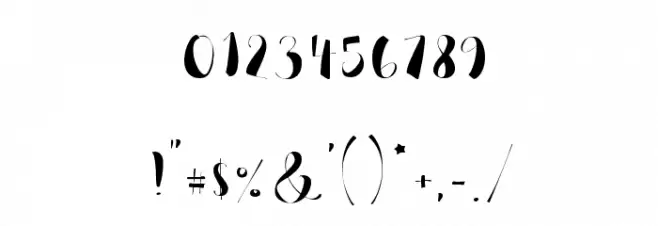 So Lovely Alt Font OTHER CHARS