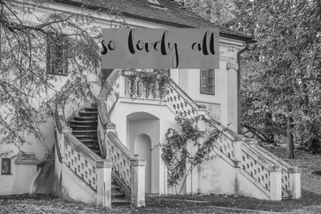 So Lovely Alt Font examples