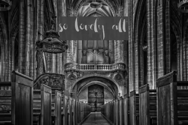 So Lovely Alt Font examples