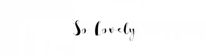So Lovely  Frei Schriftart Herunterladen