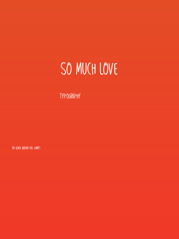 So Much Love Poster