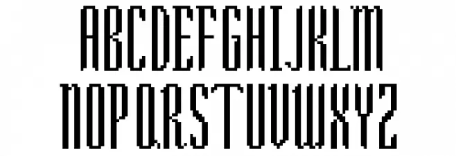 So Narrow Schriftart Groß