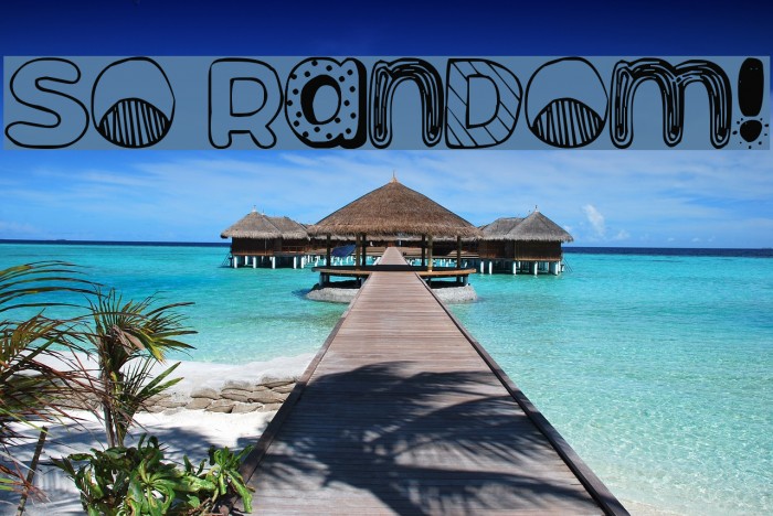 So Random! Font examples