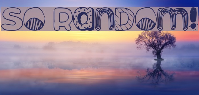 So Random! Font examples