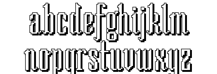 So Shady Font LOWERCASE