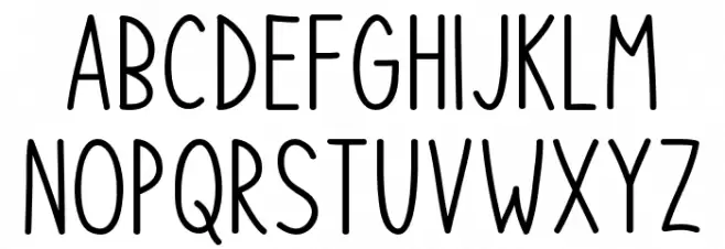 So Simple Schriftart Groß