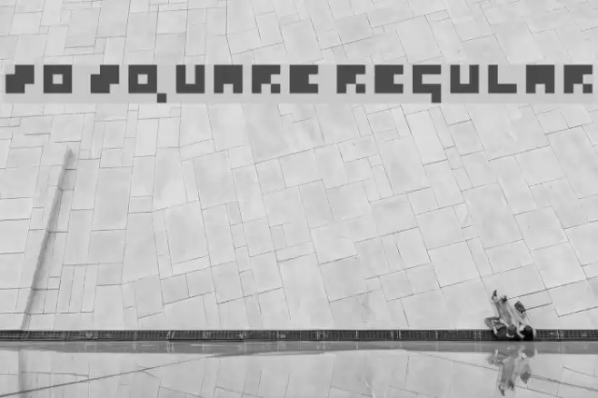 So Square Regular Font examples