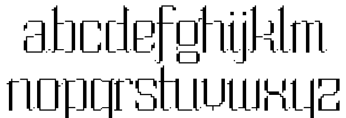 So Sue Me Font LOWERCASE