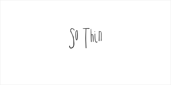 So Thin Logo
