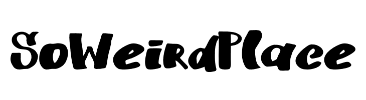 So Weird Place  font caratteri gratis