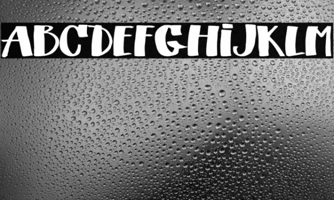 So Weird Place Font examples