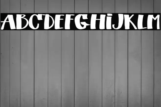 So Weird Place Font examples