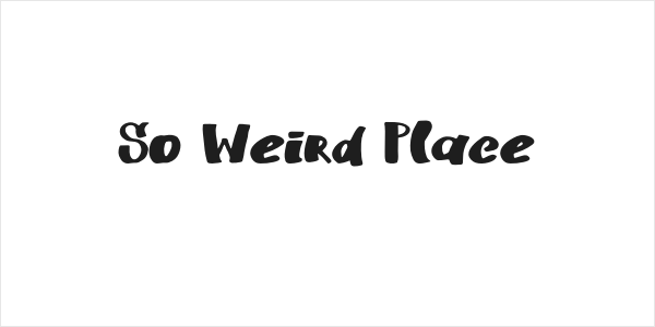 So Weird Place Logo
