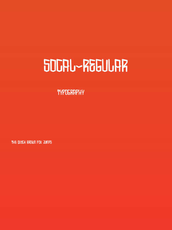 SoCal-Regular Poster