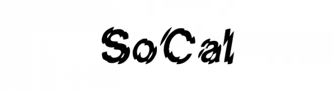 SoCal  Fuentes Gratis Descargar