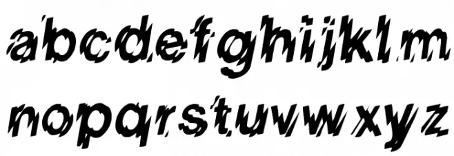 SoCal Schriftart Kleinbuchstaben