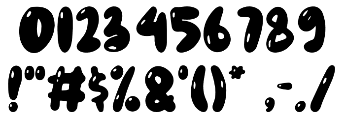 SoCuteHandwrittenPersonal-Reg Font OTHER CHARS