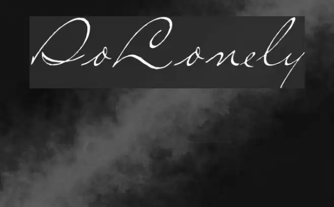 SoLonely Font examples