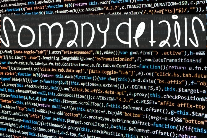 SoManyDetails Font examples