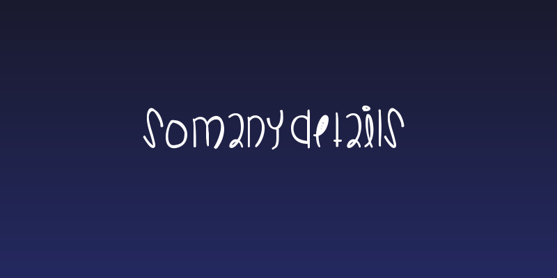 SoManyDetails Social Header