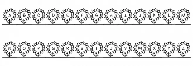 SoMeFlOwErS Caratteri MINUSCOLO