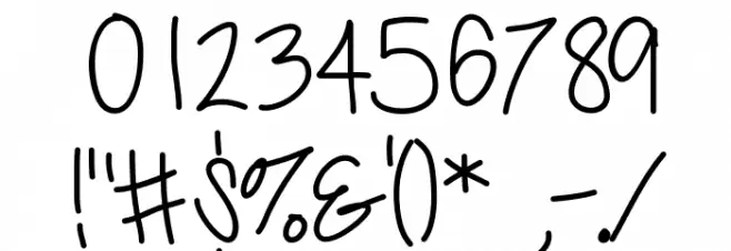 SoPosh Font OTHER CHARS