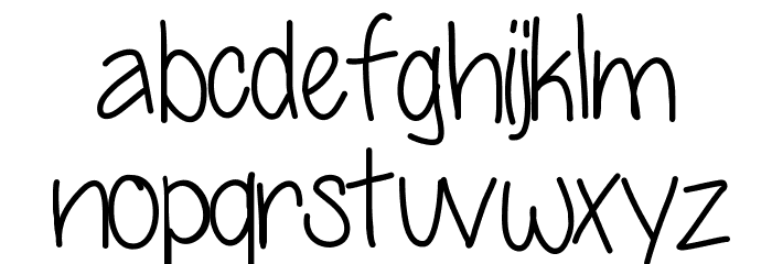 SoPosh Font LOWERCASE