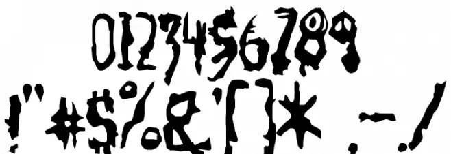 SoRunDown-Regular Font OTHER CHARS