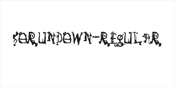 SoRunDown-Regular Logo