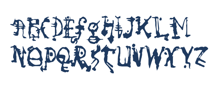 SoRunDown-Regular Lowercase