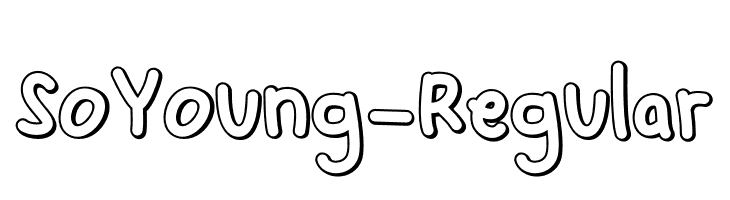 SoYoung-Regular Font